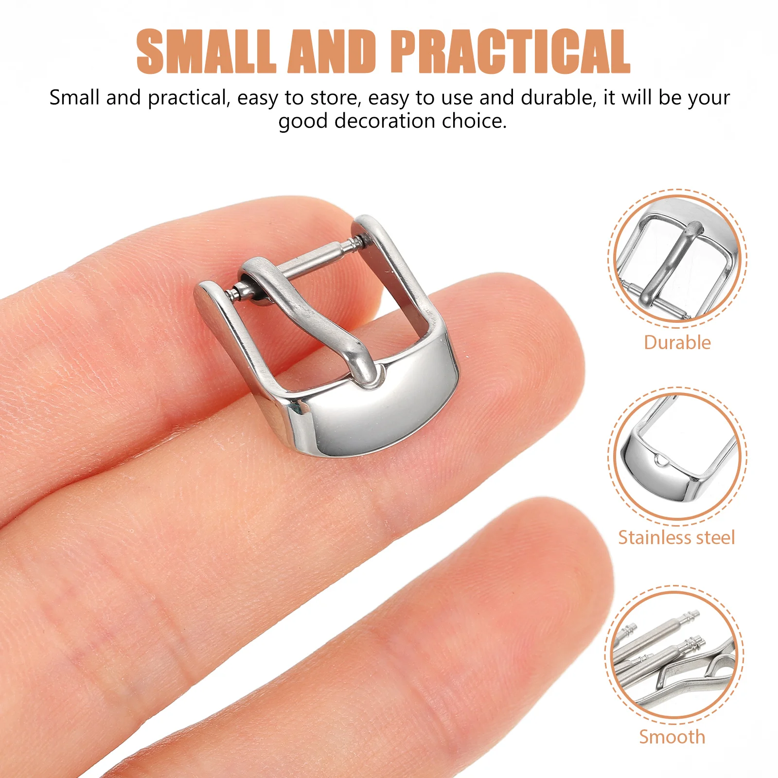 2 Pcs Strap Buckle Replacement Watch Band Clasps for Stainless Bands Metal Accessories Outdoor
2 Pcs Strap Buckle Replacement Watch Band Clasps for Stainless Bands Metal Accessories Outdoor