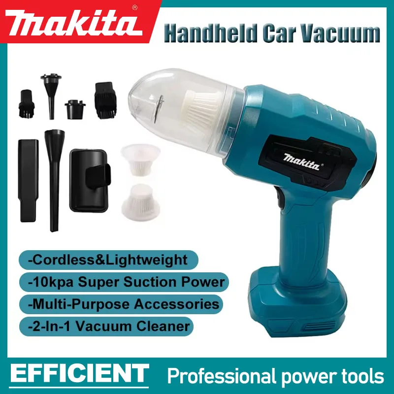 Makita Cordless Mini Car Vacuum Cleaner Multifunction Dust Collect Handheld Rechargeable Power Tools 18V Battery
Makita Cordless Mini Car Vacuum Cleaner Multifunction Dust Collect Handheld Rechargeable Power Tools 18V Battery