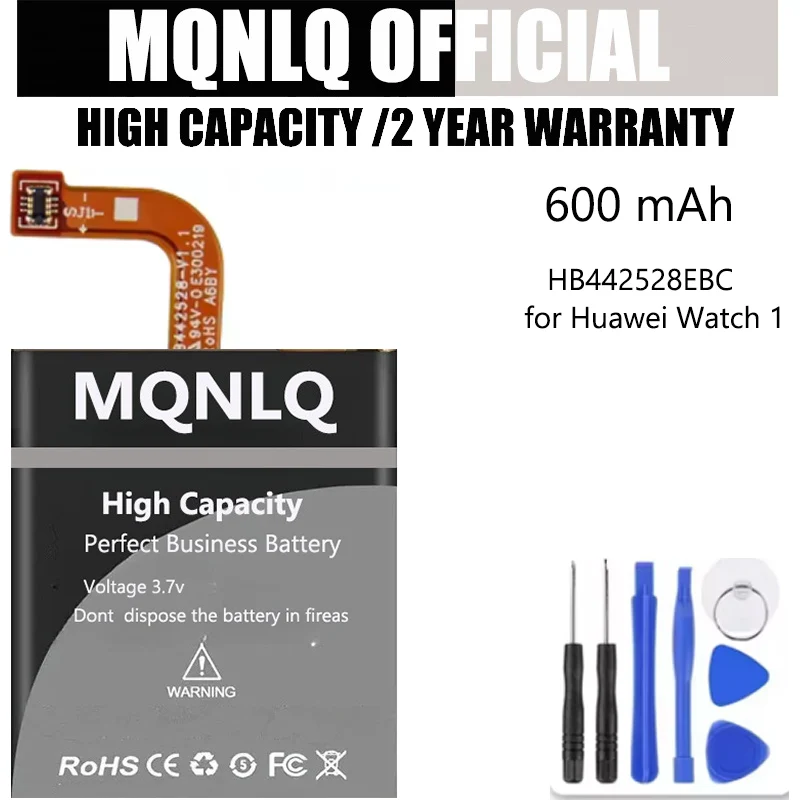 600мАч HB 442528 EBC 1ICP5/25/28 Аккумулятор для HUAWEI Watch 1 Watch1 Новая сменная батарея
600мАч HB 442528 EBC 1ICP5/25/28 Аккумулятор для HUAWEI Watch 1 Watch1 Новая сменная батарея