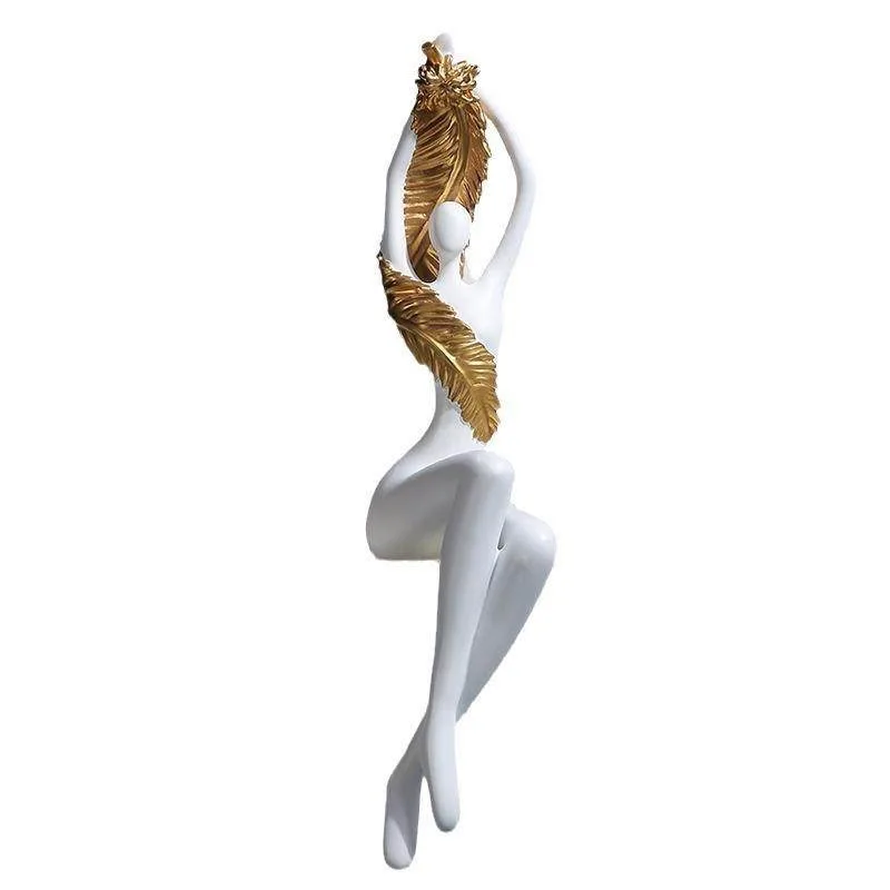 Modern Minimalist Art Sculpture, Seated Figure Decor for Living Room TV Cabinet, Creative Room Divider Ornament
Modern Minimalist Art Sculpture, Seated Figure Decor for Living Room TV Cabinet, Creative Room Divider Ornament