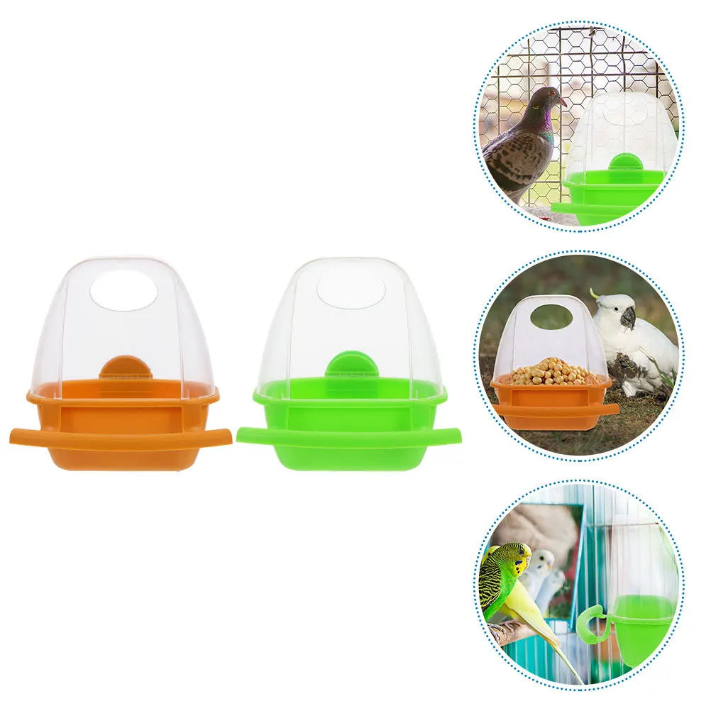 2 Pcs Splash-proof Bird Food Box Bowl for Cage Feeder Holder Feeders Outdoors Feeding Cup
2 Pcs Splash-proof Bird Food Box Bowl for Cage Feeder Holder Feeders Outdoors Feeding Cup