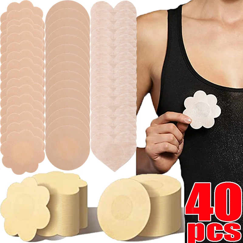 20Pairs Disposable Nipple Stickers Women Chest Sticker Non-woven Invisible Seamless Breast Lifting Nipple cover Bra Accessories
20Pairs Disposable Nipple Stickers Women Chest Sticker Non-woven Invisible Seamless Breast Lifting Nipple cover Bra Accessories