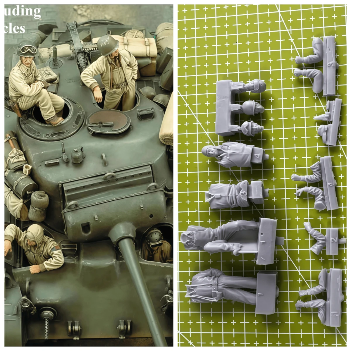 1/35 Resin Model Assembly Tank Soldier Member 4-person Model Gk Unpainted Needs To Be Assembled
1/35 Resin Model Assembly Tank Soldier Member 4-person Model Gk Unpainted Needs To Be Assembled