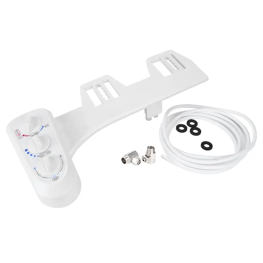 Double Nozzle Hot Cold Water Bidet Attachment for Bathroom Toilet Easy Install Clean Upgrade 1/2 3/8 9/16
Double Nozzle Hot Cold Water Bidet Attachment for Bathroom Toilet Easy Install Clean Upgrade 1/2 3/8 9/16
