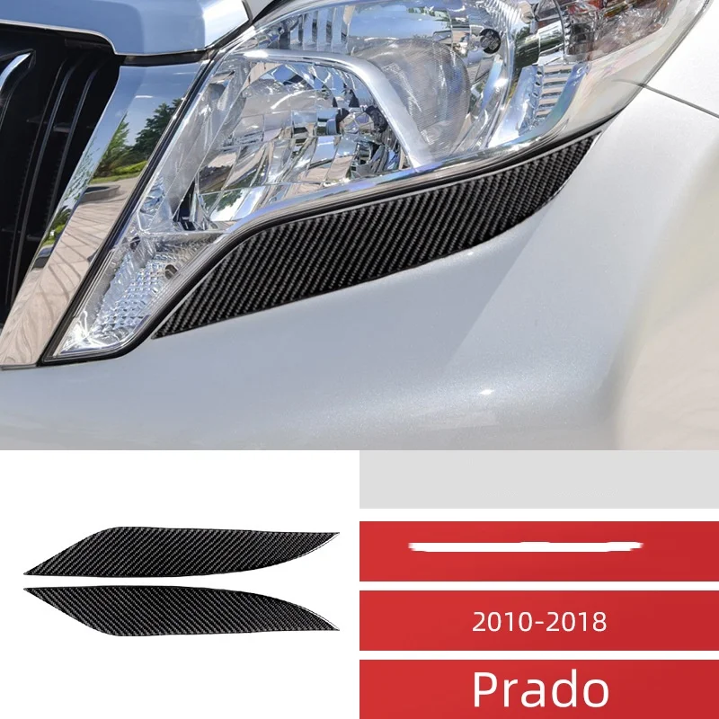 ABS Carbon Fiber Fit For LandCruiser Prado 2010-2018 Car Front Headlight Eyelid Eyebrow Cover Trim Sticker Car Stying
ABS Carbon Fiber Fit For LandCruiser Prado 2010-2018 Car Front Headlight Eyelid Eyebrow Cover Trim Sticker Car Stying