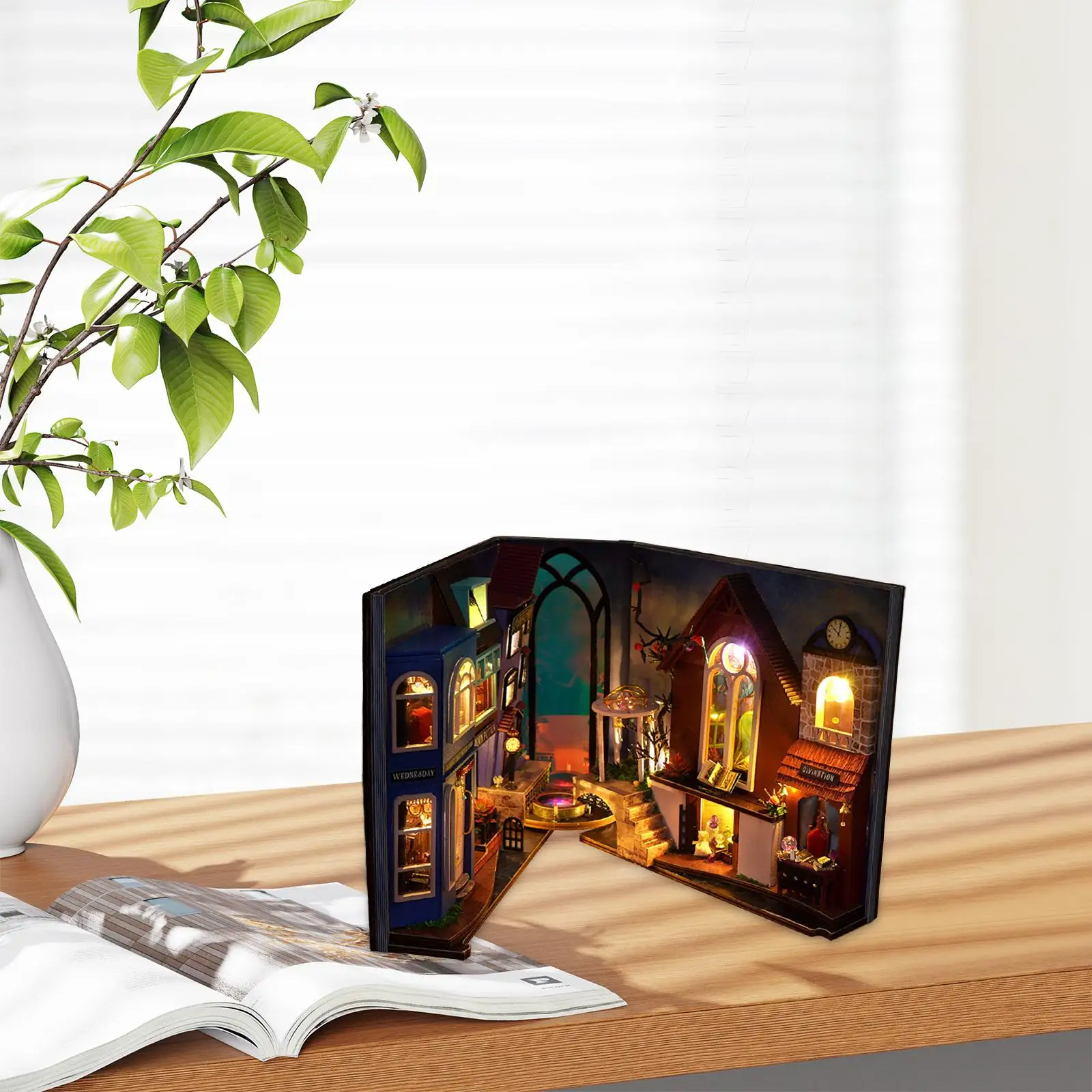 DIY Wooden Miniature Dollhouse Kits Easy to Assemble Modern Educational Toy Handmade with Furniture Artwork Vintage Street Model
DIY Wooden Miniature Dollhouse Kits Easy to Assemble Modern Educational Toy Handmade with Furniture Artwork Vintage Street Model