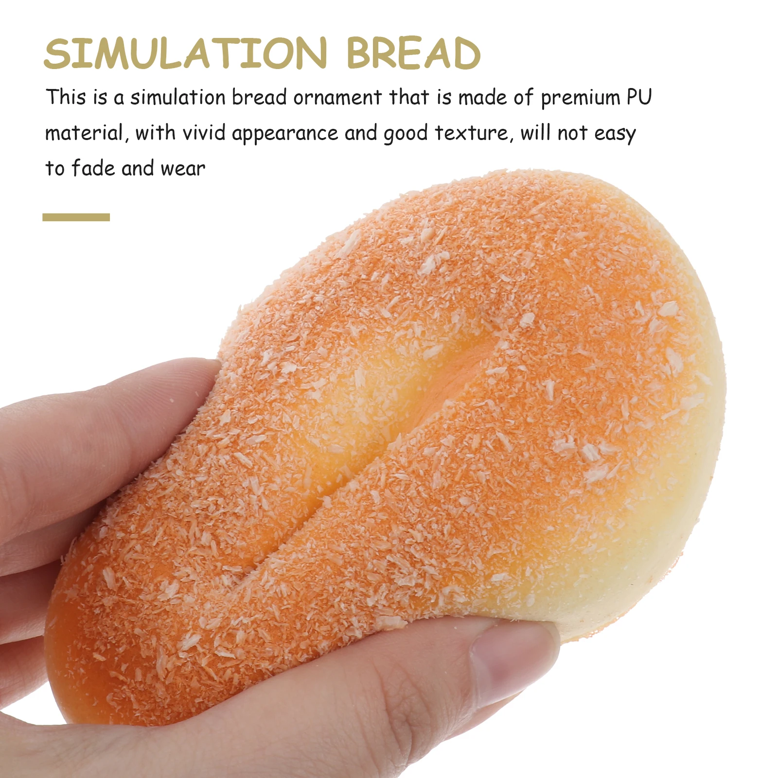 5 Pcs Bread Props Simulation Artificial Fake Decorate for Display Pu Realistic Ornament
5 Pcs Bread Props Simulation Artificial Fake Decorate for Display Pu Realistic Ornament