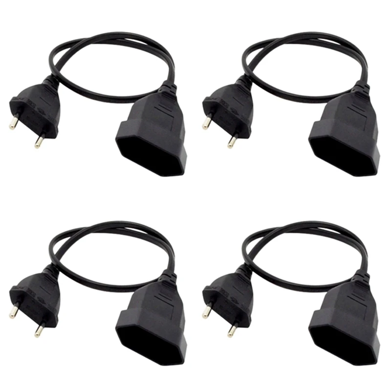 ABRU-4X Европейский удлинитель питания с 2 зубцами «папа-мама», сертифицированный медный кабель VDE (0,5 м) 
ABRU-4X Европейский удлинитель питания с 2 зубцами «папа-мама», сертифицированный медный кабель VDE (0,5 м)