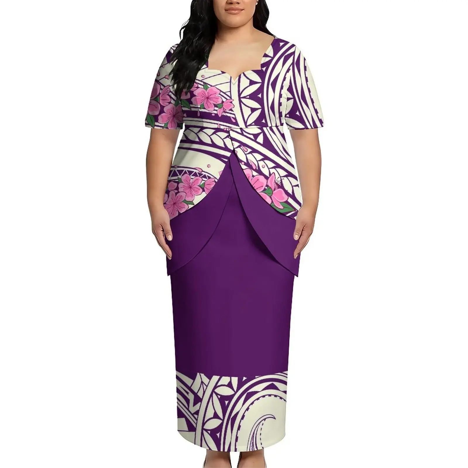 Breathable And Comfortable Puletasi Flower Petal Double-Tiered Fringed Skirt Set Short Sleeves High Quality Polynesian
Breathable And Comfortable Puletasi Flower Petal Double-Tiered Fringed Skirt Set Short Sleeves High Quality Polynesian