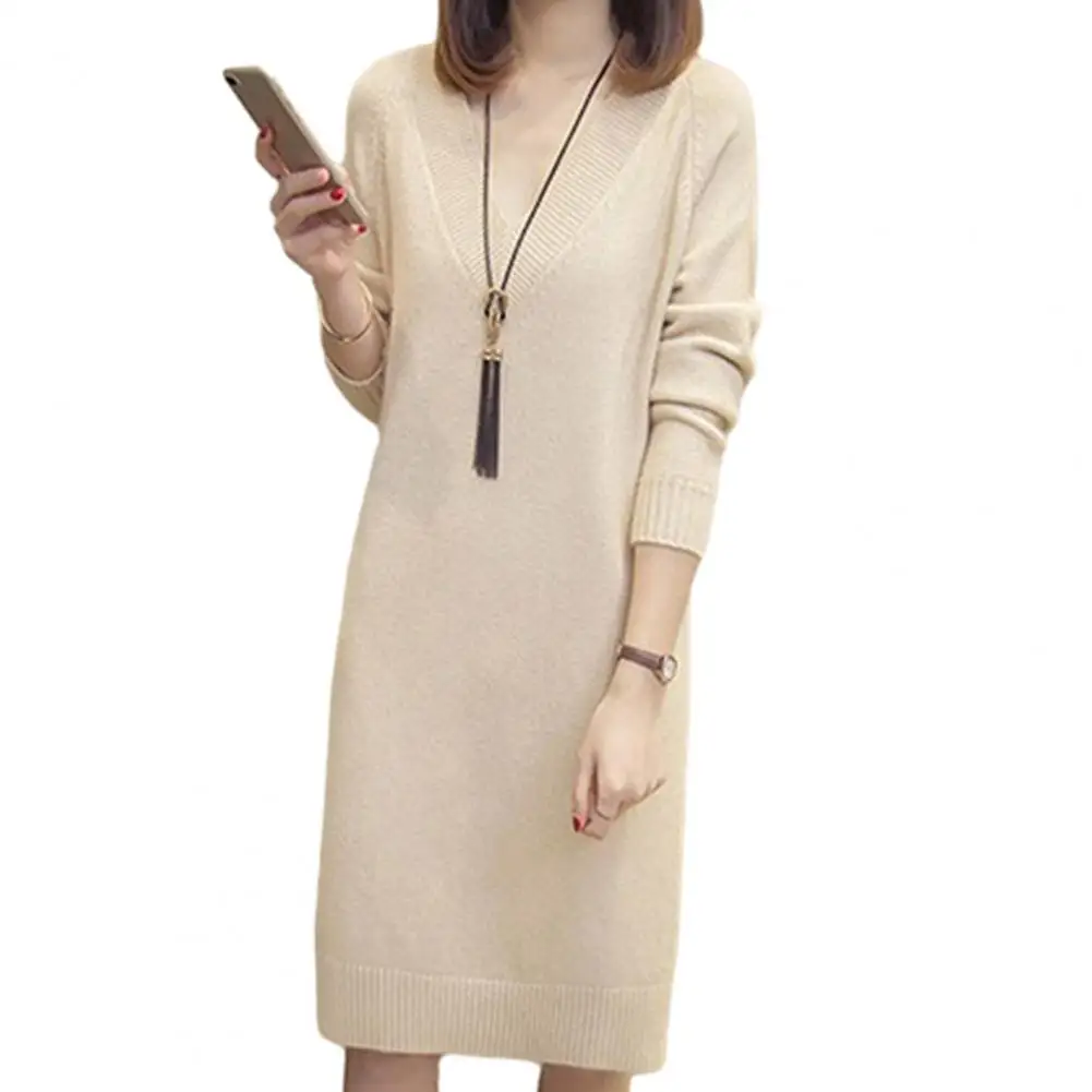 New Winter Women Slim Tunic Basic Knitted Sweater Casual Solid Long Sleeve Pullover Top Female Clothing Jumpers
New Winter Women Slim Tunic Basic Knitted Sweater Casual Solid Long Sleeve Pullover Top Female Clothing Jumpers