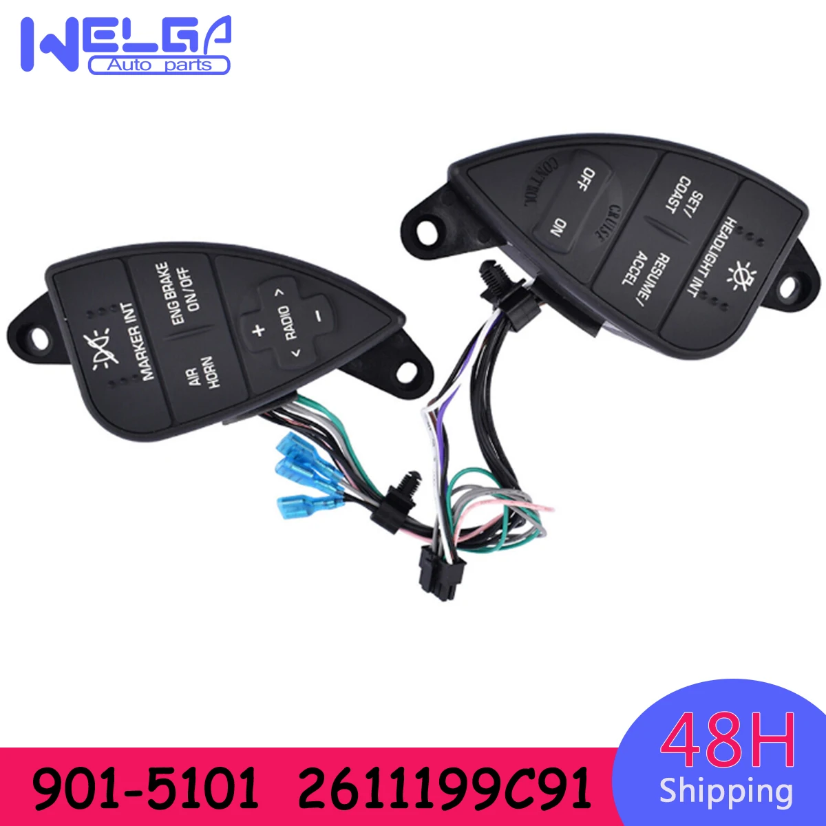 Car Accessories New Cruise Control Switch 901-5101 26111-99C91 Fits For International ProStar 2007 2008 2009 2010 2011 2012-2016
Car Accessories New Cruise Control Switch 901-5101 26111-99C91 Fits For International ProStar 2007 2008 2009 2010 2011 2012-2016