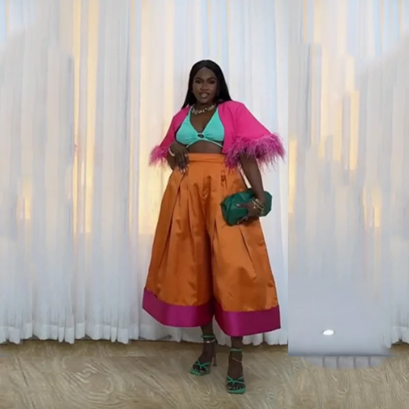 Модные оранжевые брюки цвета фуксии с краями, женская драпированная одежда для вечеринок, длинные брюки с карманами длиной до щиколотки, свободные на заказ
Модные оранжевые брюки цвета фуксии с краями, женская драпированная одежда для вечеринок, длинные брюки с карманами длиной до щиколотки, свободные на заказ