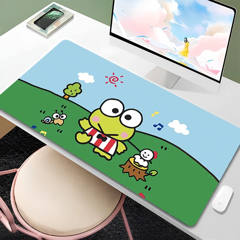 Large Gaming Customized Mouse pad kerokerokeroppl Office desk mat Game keyboard pad Desk Mats Home Decor Sanrio Kawaii style
Large Gaming Customized Mouse pad kerokerokeroppl Office desk mat Game keyboard pad Desk Mats Home Decor Sanrio Kawaii style
