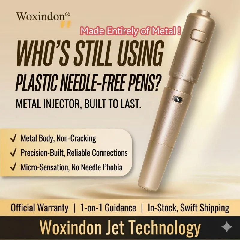 Needle-Free Metal Insulin / Peptide Pen - Reusable Injector, Mild-Pain Durable Syringe Alternative for Diabetes and Weight-loss
Needle-Free Metal Insulin / Peptide Pen - Reusable Injector, Mild-Pain Durable Syringe Alternative for Diabetes and Weight-loss