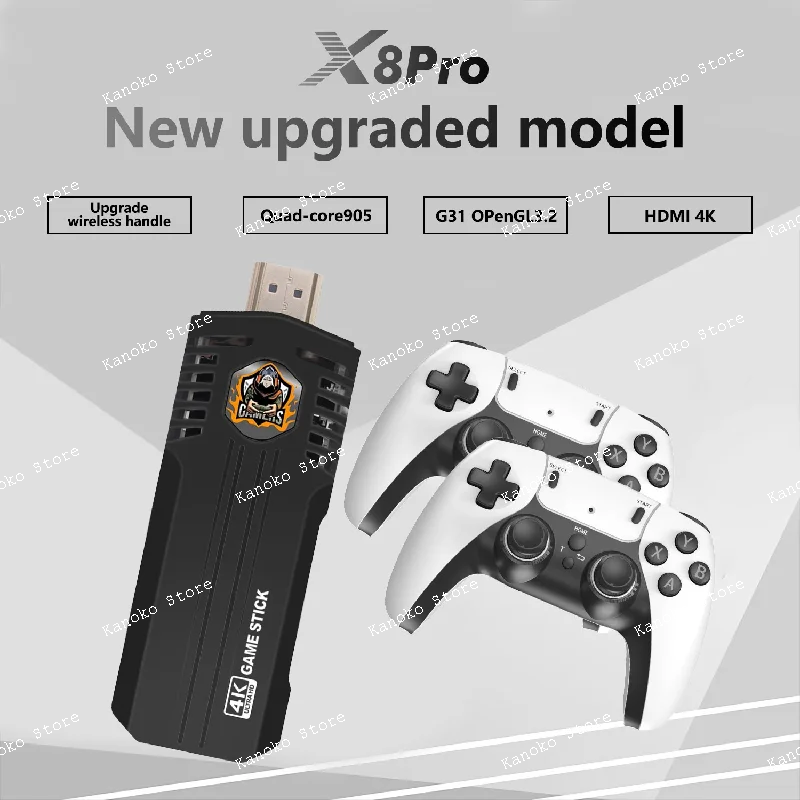 X8Pro dual wireless controller game console arcade retro electronic game high-definition video simulation game
X8Pro dual wireless controller game console arcade retro electronic game high-definition video simulation game