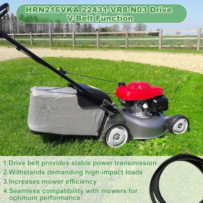 Y1UD 3/8Inch Width Lawn Mower Drive V Belt High Tensile Strength for HRN216VKA,HRN216
Y1UD 3/8Inch Width Lawn Mower Drive V Belt High Tensile Strength for HRN216VKA,HRN216
