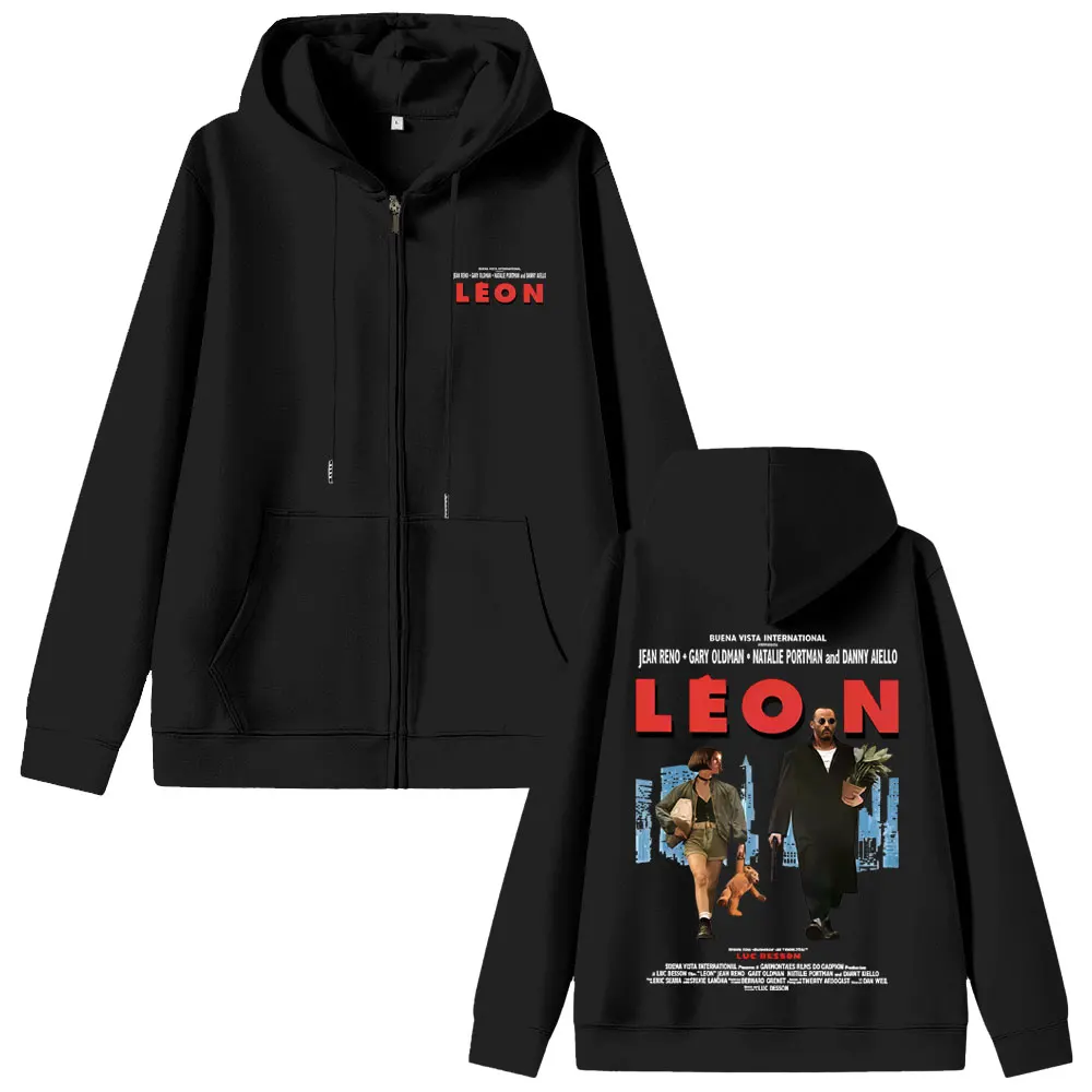 Classic Movie Leon The Professional Zipper Hoodie Men Women Casual Vintage Zip Up Jacket Men's Gothic Rock Zip Up Sweatshirts
Classic Movie Leon The Professional Zipper Hoodie Men Women Casual Vintage Zip Up Jacket Men's Gothic Rock Zip Up Sweatshirts
