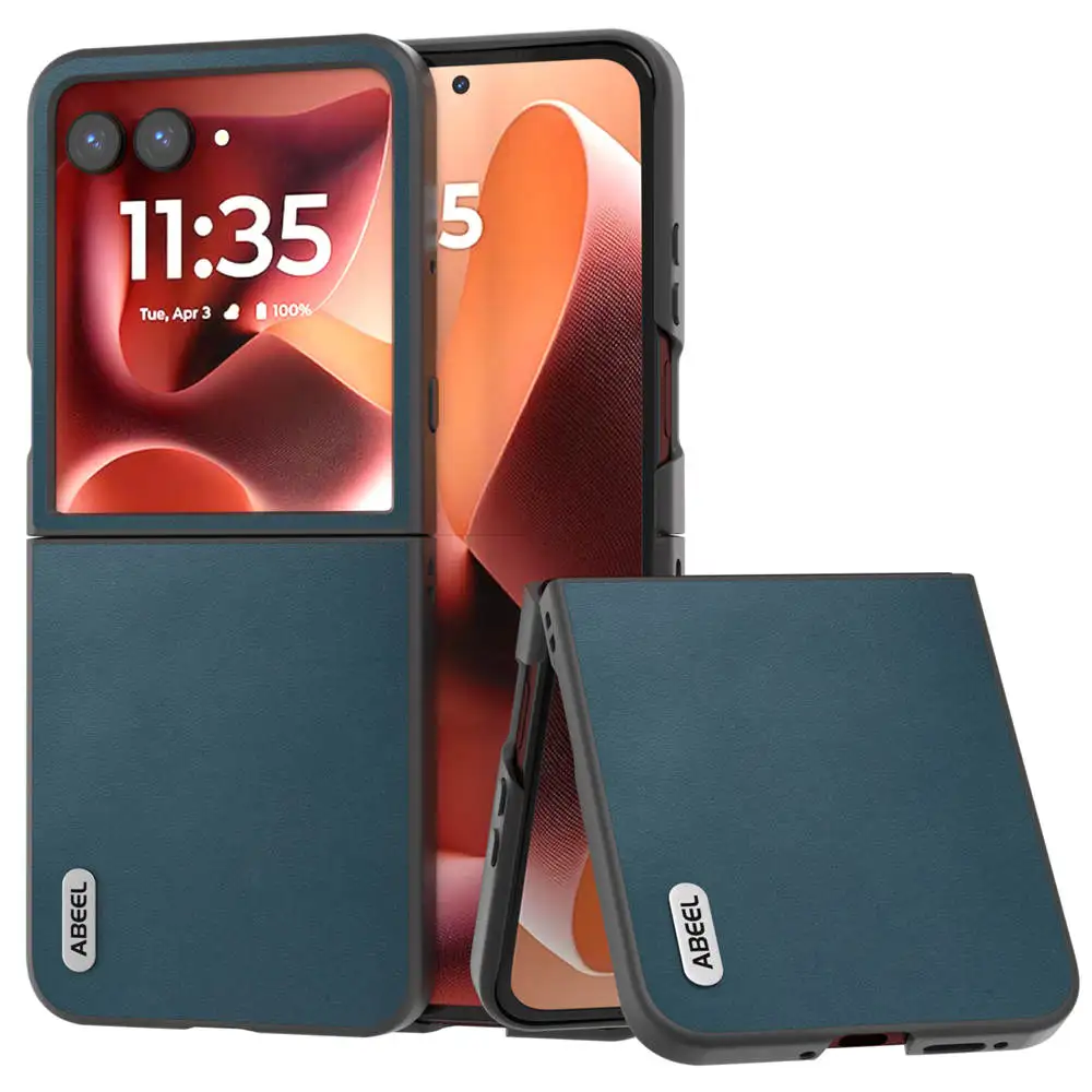 Genuine Leather Litchi Case for Moto Razr 60 Ultra Shockproof Business Cover
Genuine Leather Litchi Case for Moto Razr 60 Ultra Shockproof Business Cover