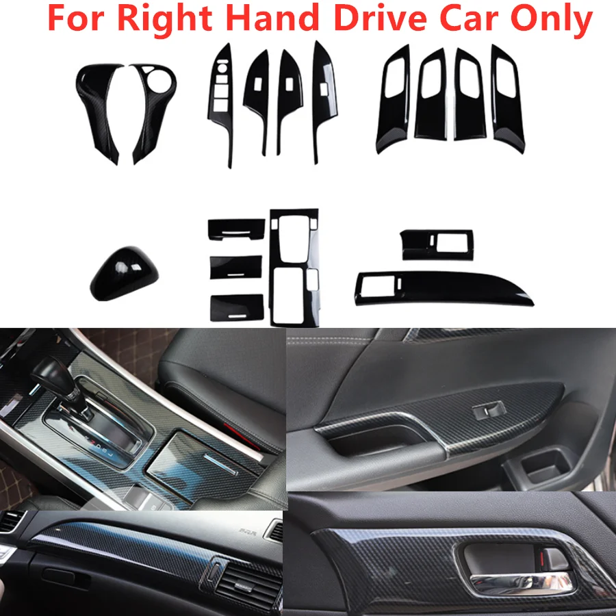 Carbon Fiber Door Window Lift Shift Knob Dashboard Interior Panel Cover Trim Decor For Honda Accord 2013-2017
Carbon Fiber Door Window Lift Shift Knob Dashboard Interior Panel Cover Trim Decor For Honda Accord 2013-2017