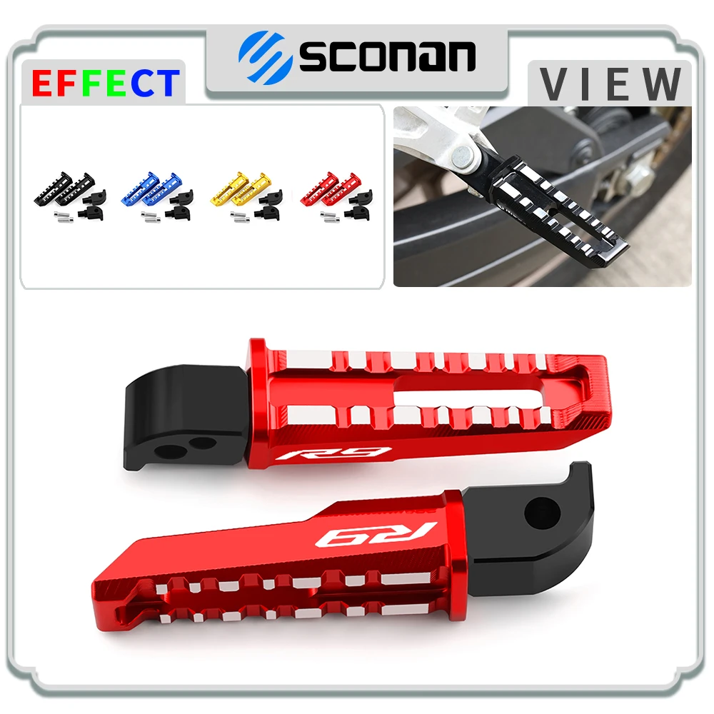 For YZFR9 YZF-R9 YZF R9 2024-2025 Motorcycle Accessories CNC Aluminum Rear Foot Pegs Rests Passenger Footrests 2024 2025 
For YZFR9 YZF-R9 YZF R9 2024-2025 Motorcycle Accessories CNC Aluminum Rear Foot Pegs Rests Passenger Footrests 2024 2025