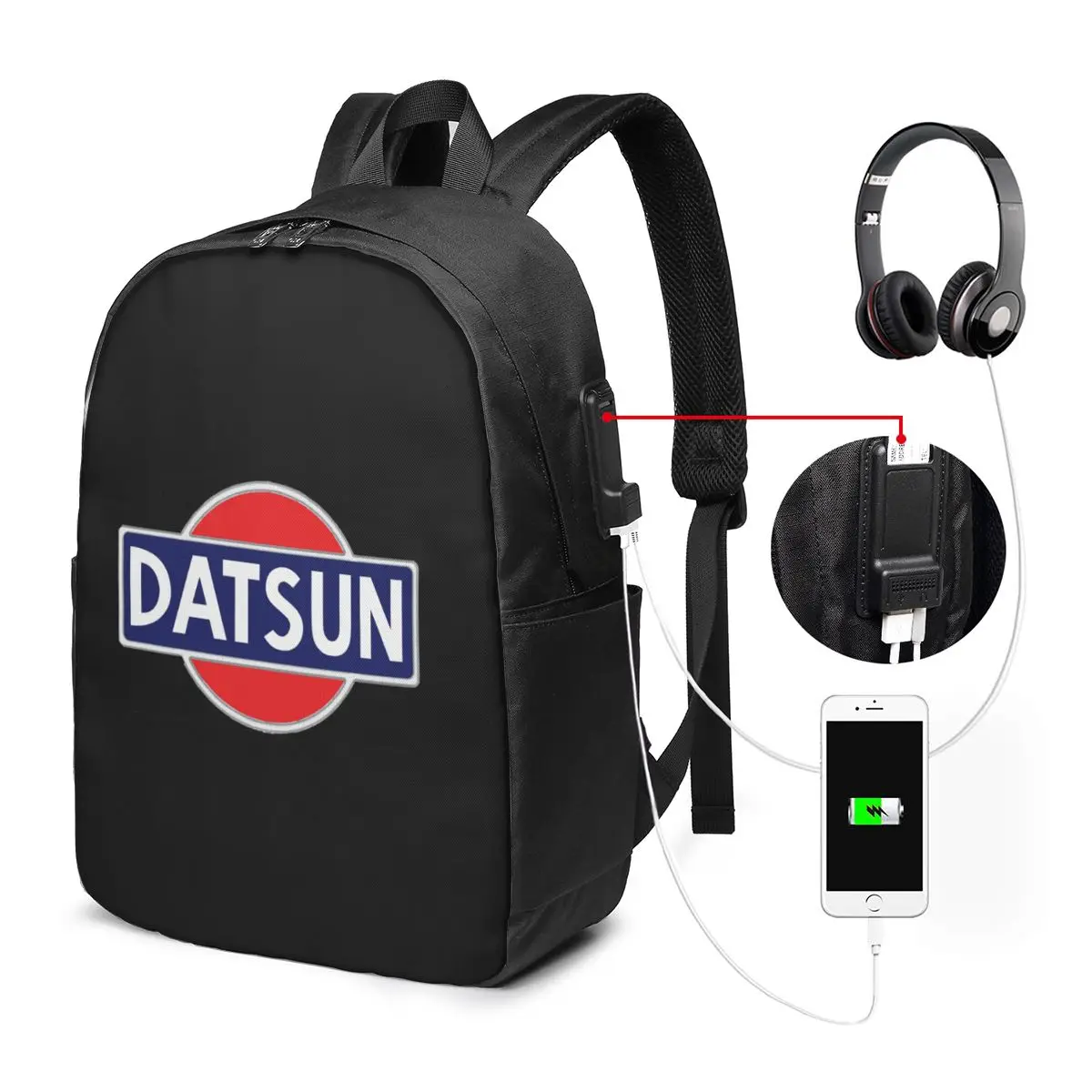 DATSUN Backpack Travel Notebook Bag Computer College Student School Bag Laptop Shoulder Bags for Men Women
DATSUN Backpack Travel Notebook Bag Computer College Student School Bag Laptop Shoulder Bags for Men Women