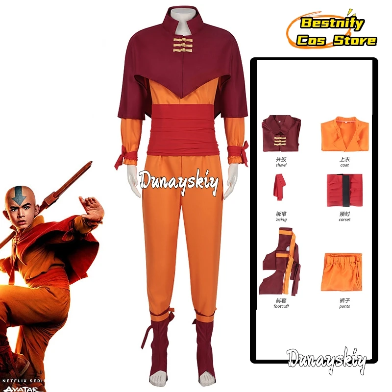 Последний Airbender Aang Аниме 코스프레 Костюм для взрослых/детей Костюм Aang 코스프레 Костюм Хэллоуин Карнавальная вечеринка Субдуи
Последний Airbender Aang Аниме 코스프레 Костюм для взрослых/детей Костюм Aang 코스프레 Костюм Хэллоуин Карнавальная вечеринка Субдуи