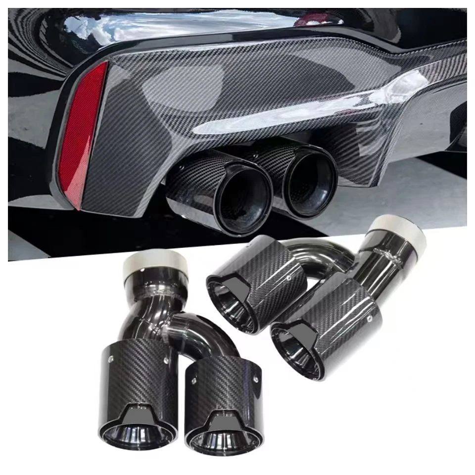 DEX Car Exhaust Tip For BMW 5 Series G30 G31 G38 M Power 4 Outlet High Quality Carbon Fiber SUS304 Muffler Exhaust Pipe TailPipe
DEX Car Exhaust Tip For BMW 5 Series G30 G31 G38 M Power 4 Outlet High Quality Carbon Fiber SUS304 Muffler Exhaust Pipe TailPipe