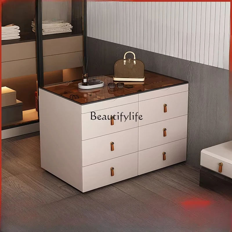 Modern simple cloakroom Nakajima cabinet Bedroom jewelry household partition Nakajima platform double-sided storage chest
Modern simple cloakroom Nakajima cabinet Bedroom jewelry household partition Nakajima platform double-sided storage chest