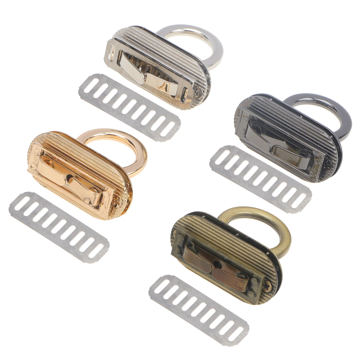 4PCS Alloy Suitcase Locks Fashion Lightweight Durable HighQuality Material Travel Security Clutch Latch Padlock Mortise Hardware
4PCS Alloy Suitcase Locks Fashion Lightweight Durable HighQuality Material Travel Security Clutch Latch Padlock Mortise Hardware