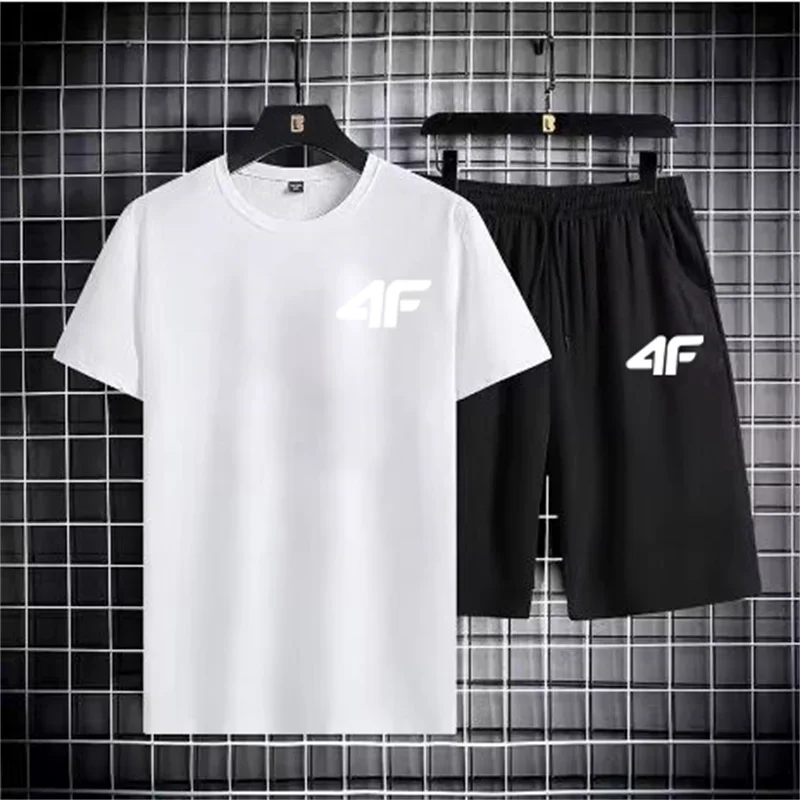 2025 new summer men's casual sports T-shirt, sports shorts, casual short-sleeved set, running and fitness two-piece set
2025 new summer men's casual sports T-shirt, sports shorts, casual short-sleeved set, running and fitness two-piece set
