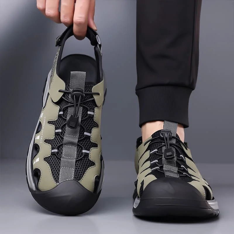 New Arrival Men Closed Toe Sandals Hollow Out Breathable Clogs Non-slip Outdoor Hiking Casual Shoes
New Arrival Men Closed Toe Sandals Hollow Out Breathable Clogs Non-slip Outdoor Hiking Casual Shoes
