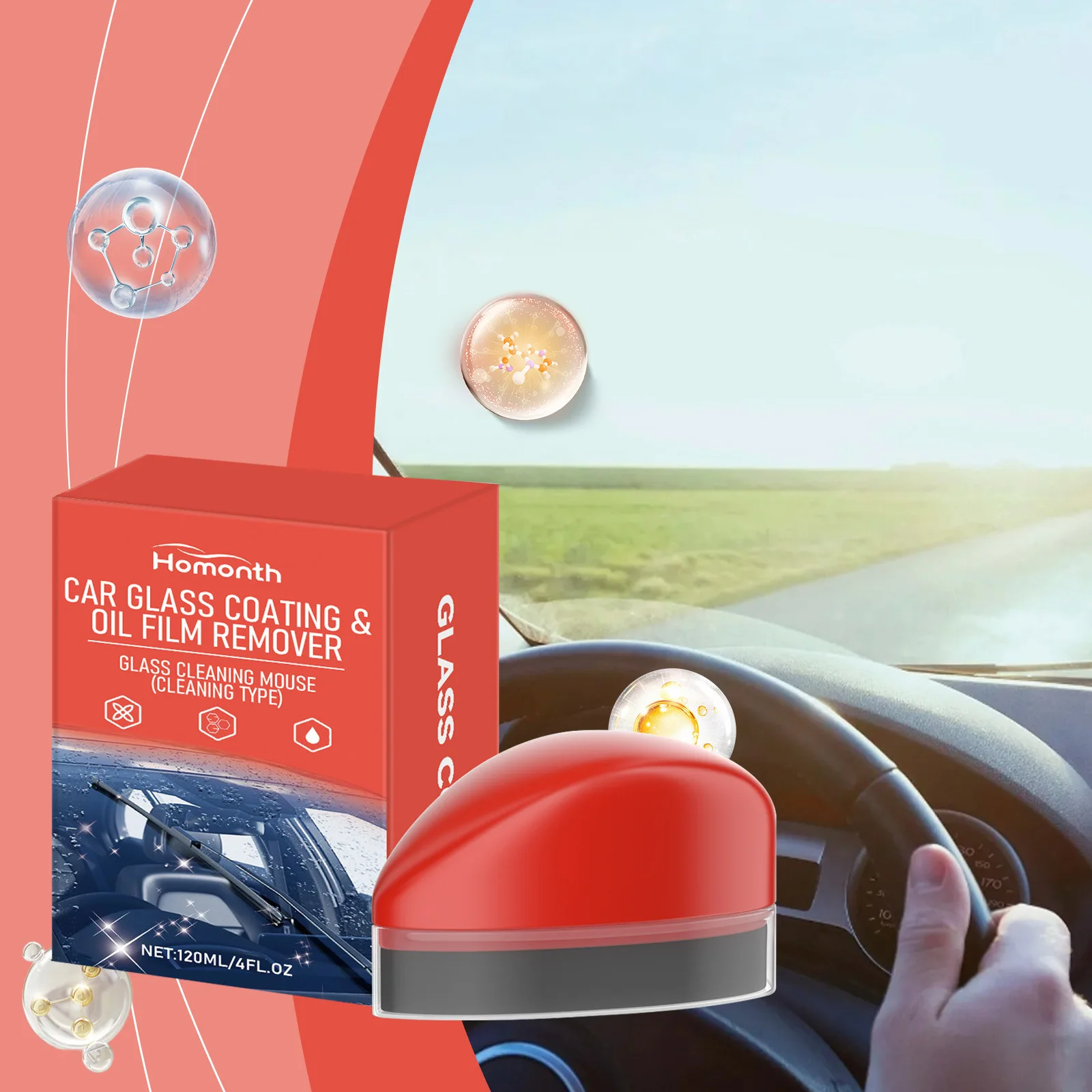 Car Windshield Oil Film & Coating Remover Glass Cleaning Powerful Stain Reduction Supply Improve Driving Visibility Safety Kit
Car Windshield Oil Film & Coating Remover Glass Cleaning Powerful Stain Reduction Supply Improve Driving Visibility Safety Kit