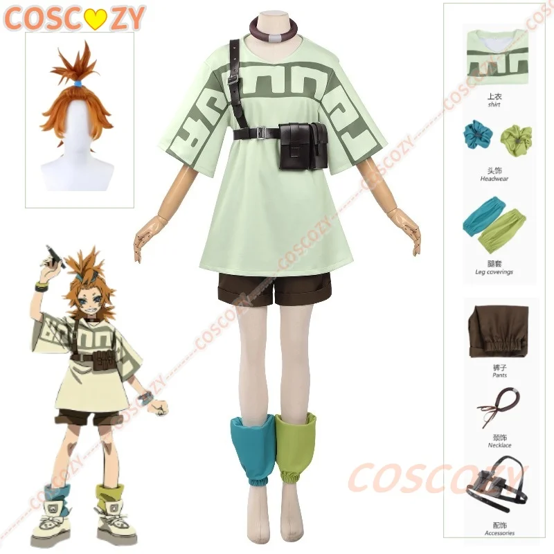 Gachiakuta Remlin Tysark Cosplay Costume Wig Shirt Shorts Headwear Neckwear Leg Covers Accessories for Carnival Con Party Stage
Gachiakuta Remlin Tysark Cosplay Costume Wig Shirt Shorts Headwear Neckwear Leg Covers Accessories for Carnival Con Party Stage