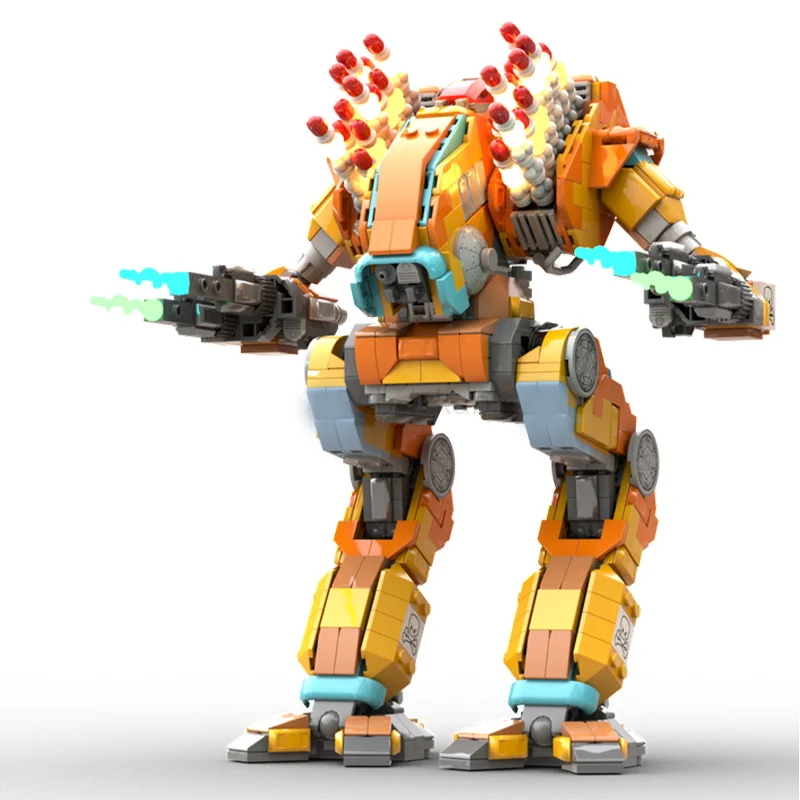 1258pcs MOC Mad Dog Vulture BattleMech Building Blocks DIY Mecha Robot Sci-Fi Combat Toy Display Model
1258pcs MOC Mad Dog Vulture BattleMech Building Blocks DIY Mecha Robot Sci-Fi Combat Toy Display Model