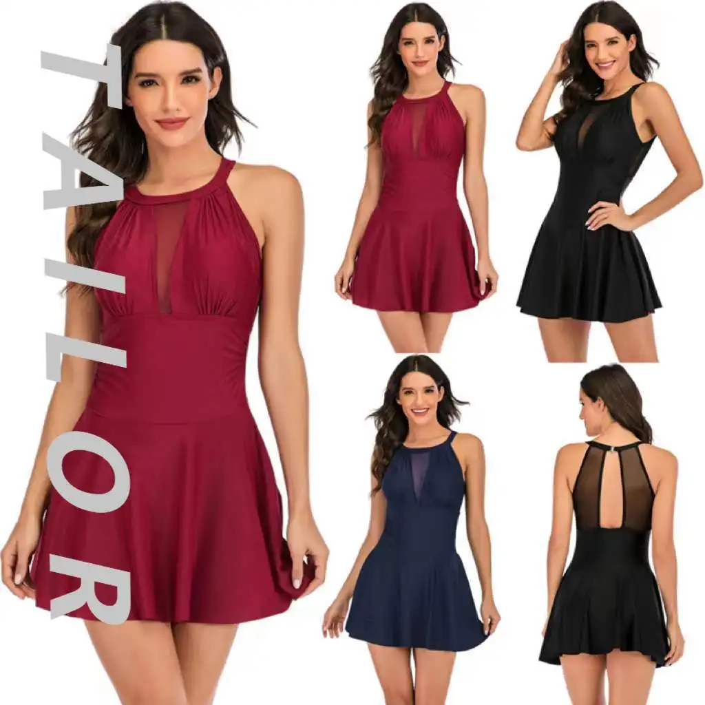 2025 new one-piece skirt swimsuit women's conservative backless solid color tight swimsuit women's bikini
2025 new one-piece skirt swimsuit women's conservative backless solid color tight swimsuit women's bikini