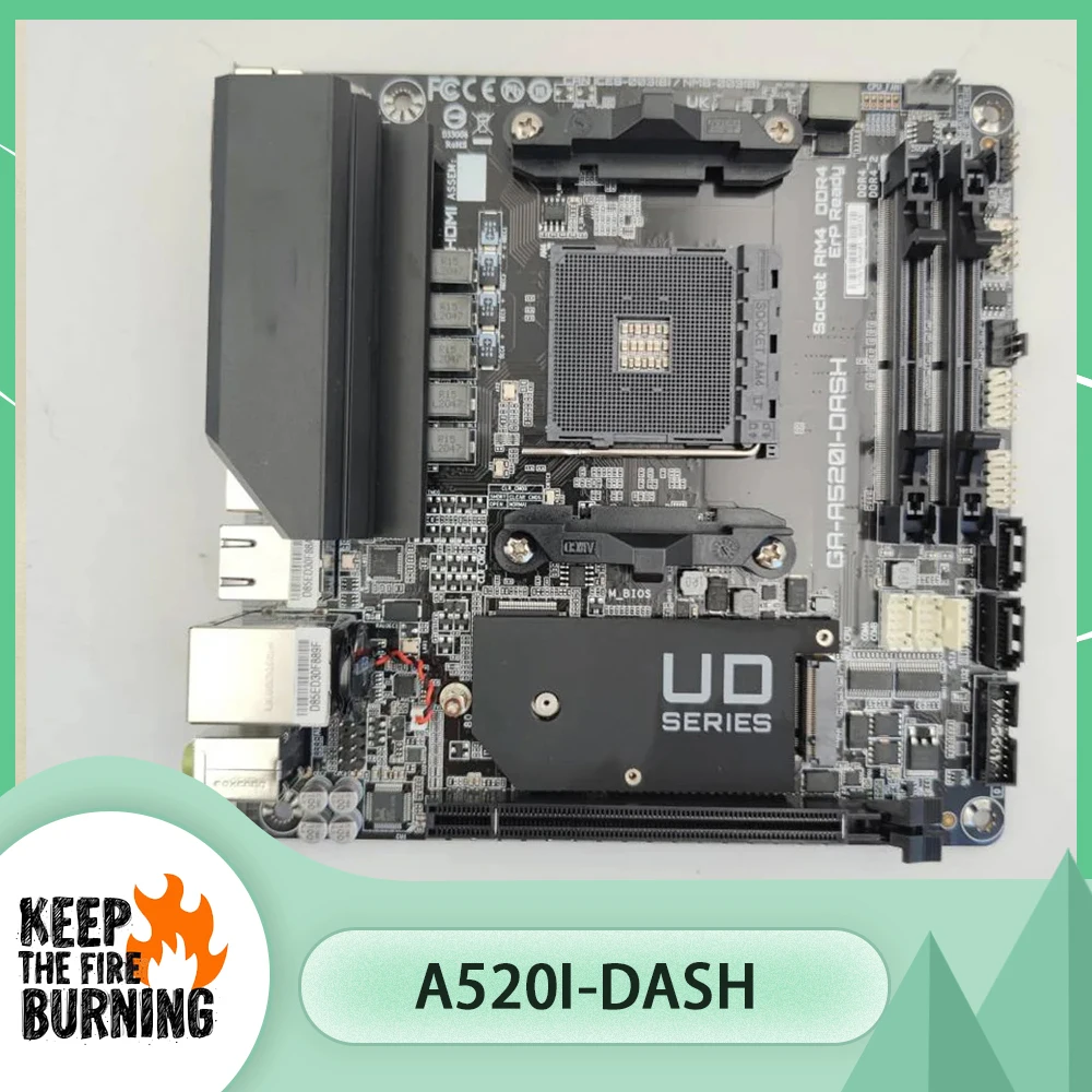 GA-A520I-DASH Настольная материнская плата для GIG-ABYTE A520I-DASH DDR4 MINI-ITX Поддержка 4000 г
GA-A520I-DASH Настольная материнская плата для GIG-ABYTE A520I-DASH DDR4 MINI-ITX Поддержка 4000 г