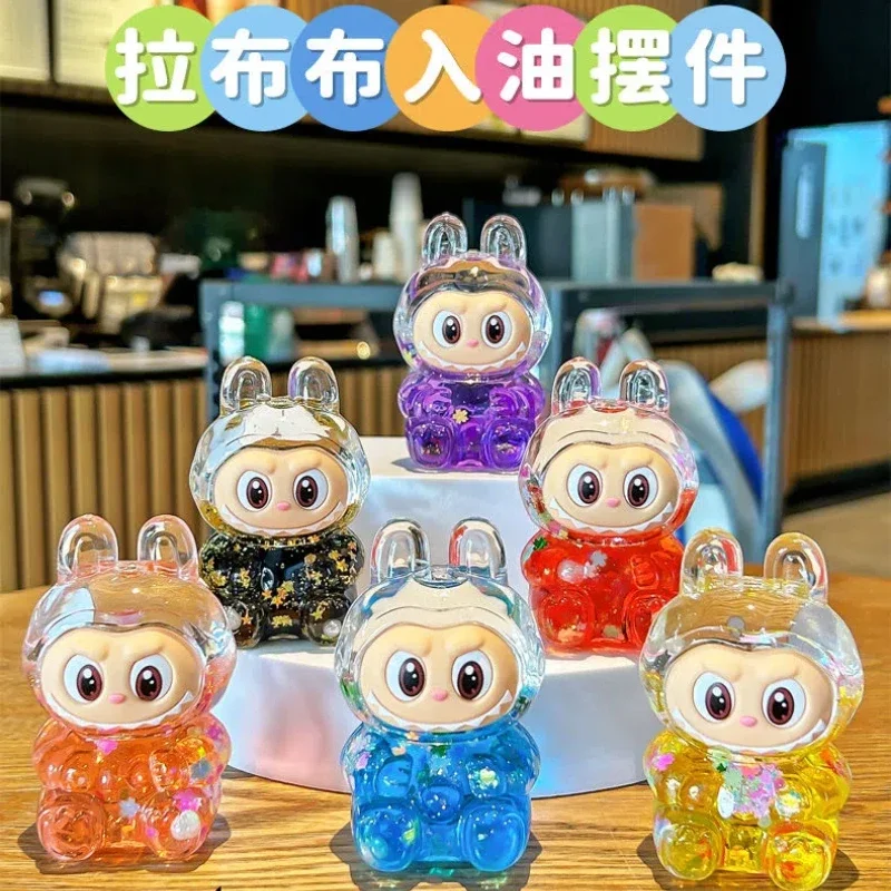 Labubu Creative Quicksand Ornament Quicksand Bottle Couple Glitter Girl Cute Desktop Cartoon Decoration Christmas Gift for Kids
Labubu Creative Quicksand Ornament Quicksand Bottle Couple Glitter Girl Cute Desktop Cartoon Decoration Christmas Gift for Kids