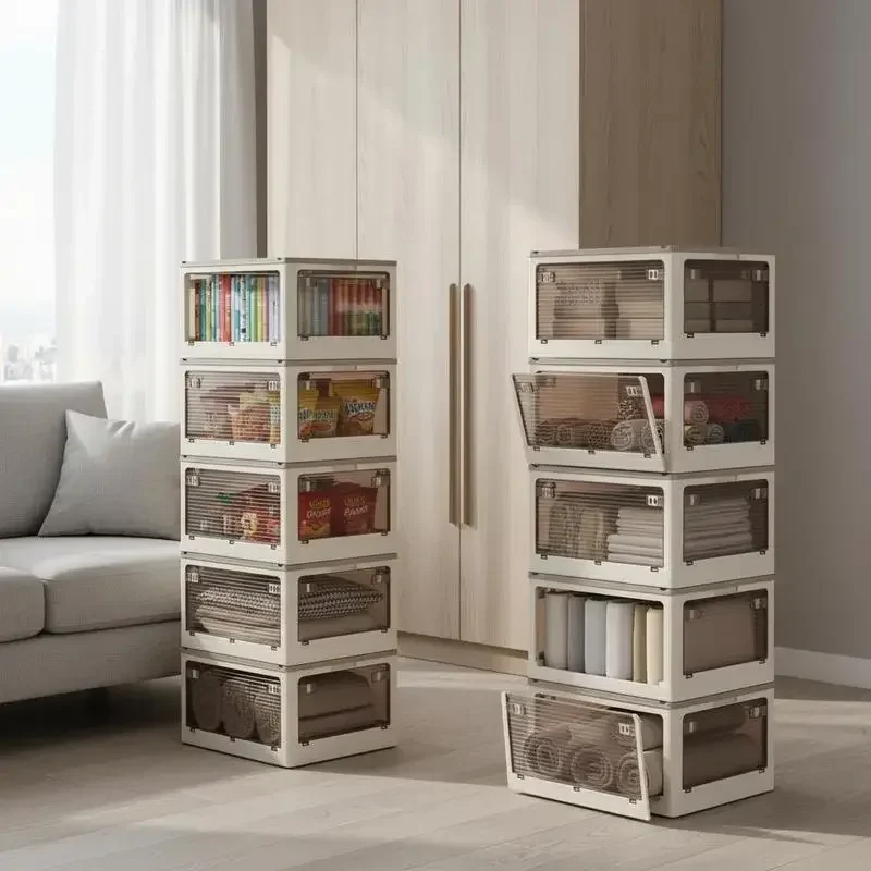 3-Pack Stackable Storage Bins with Lids with 5 Opening Ways-11.5 Gal
3-Pack Stackable Storage Bins with Lids with 5 Opening Ways-11.5 Gal