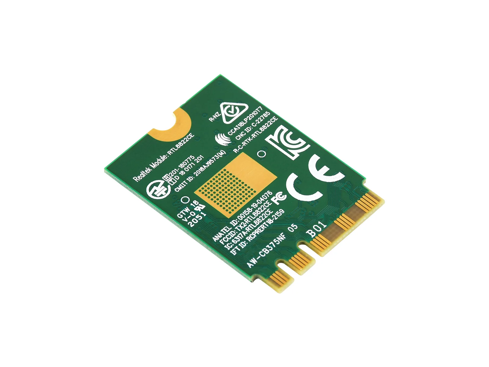 Supports BLE AW-CB375NF Dual-Band Wireless NIC, 2.4G/5GHz Dual-Band WiFi 5, RTL8822CE-CG Core, Bluetooth 5.0
Supports BLE AW-CB375NF Dual-Band Wireless NIC, 2.4G/5GHz Dual-Band WiFi 5, RTL8822CE-CG Core, Bluetooth 5.0