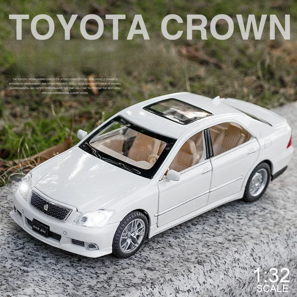 1:32 12th Toyota Crown Alloy Car Model Diecasts Vehicles Metal Toy Pull Back Car Model Simulation Sound Light Kids Gift F402
1:32 12th Toyota Crown Alloy Car Model Diecasts Vehicles Metal Toy Pull Back Car Model Simulation Sound Light Kids Gift F402
