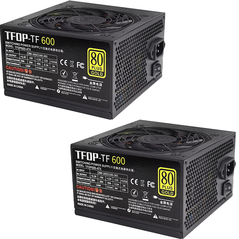 2 шт. 600 Вт Блок питания Atx Active PFC PC 120 мм Бесшумный вентилятор 80 Plus Gold Для мини-шасси Маленький корпус компьютера Блок питания для настольного компьютера
2 шт. 600 Вт Блок питания Atx Active PFC PC 120 мм Бесшумный вентилятор 80 Plus Gold Для мини-шасси Маленький корпус компьютера Блок питания для настольного компьютера