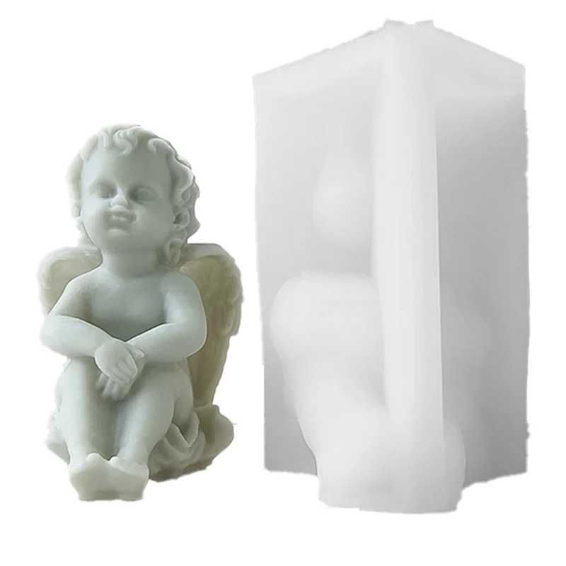 ABAG Lovely Winged Boys Abstract Mould Craft Scented Candle Wax Mould DIY Gypsum Candle Making, A
ABAG Lovely Winged Boys Abstract Mould Craft Scented Candle Wax Mould DIY Gypsum Candle Making, A