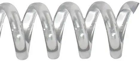 28mm Spiral Binding Coils, 4:1 Pitch, 12in, Clear, 250 Sheets, 50 Pack
28mm Spiral Binding Coils, 4:1 Pitch, 12in, Clear, 250 Sheets, 50 Pack