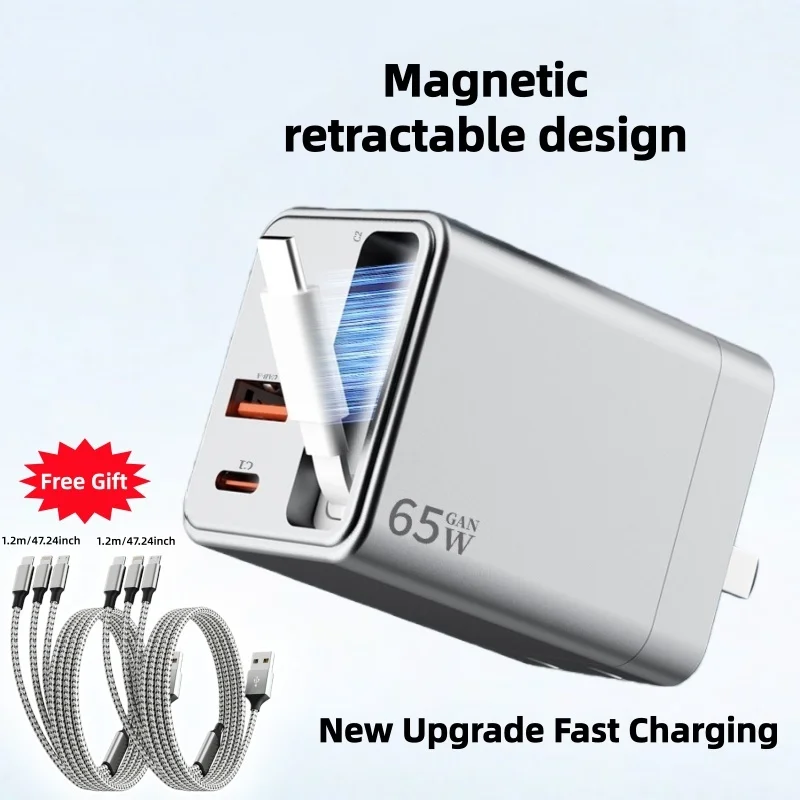 3 в 1, 65 Вт, выдвижной адаптер для быстрой зарядки, настенное зарядное устройство USB-C, бесплатный подарок, 1,2 м, 3-в-1, нейлоновый плетеный USB-кабель для зарядки
3 в 1, 65 Вт, выдвижной адаптер для быстрой зарядки, настенное зарядное устройство USB-C, бесплатный подарок, 1,2 м, 3-в-1, нейлоновый плетеный USB-кабель для зарядки