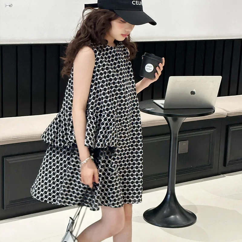 2024 Girl's Dress Summer New Children's Korean Edition Sleeveless Lotus Leaf Skirt Fashion Princess Dress Girl's Clothing
2024 Girl's Dress Summer New Children's Korean Edition Sleeveless Lotus Leaf Skirt Fashion Princess Dress Girl's Clothing