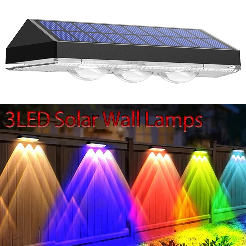 Solar Fence Lights Pathway RGB and Warm White LED Solar Step Lights Outdoor Wall Lights Waterproof Decor Lamp for Garden Porch
Solar Fence Lights Pathway RGB and Warm White LED Solar Step Lights Outdoor Wall Lights Waterproof Decor Lamp for Garden Porch