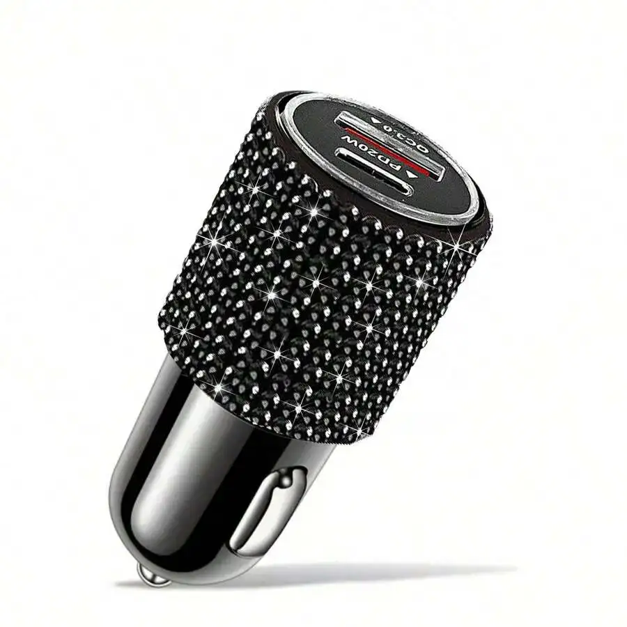 Bling Bling Diamond Car Charger Fast Charging USB A C Adapter For Adults
Bling Bling Diamond Car Charger Fast Charging USB A C Adapter For Adults