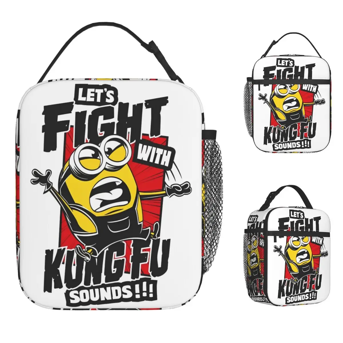 M-Minions Let's Fight Изолированная сумка для обеда Герметичный контейнер для еды Сумка-холодильник Ланч-бокс Tote Школьные дорожные сумки для еды 
M-Minions Let's Fight Изолированная сумка для обеда Герметичный контейнер для еды Сумка-холодильник Ланч-бокс Tote Школьные дорожные сумки для еды