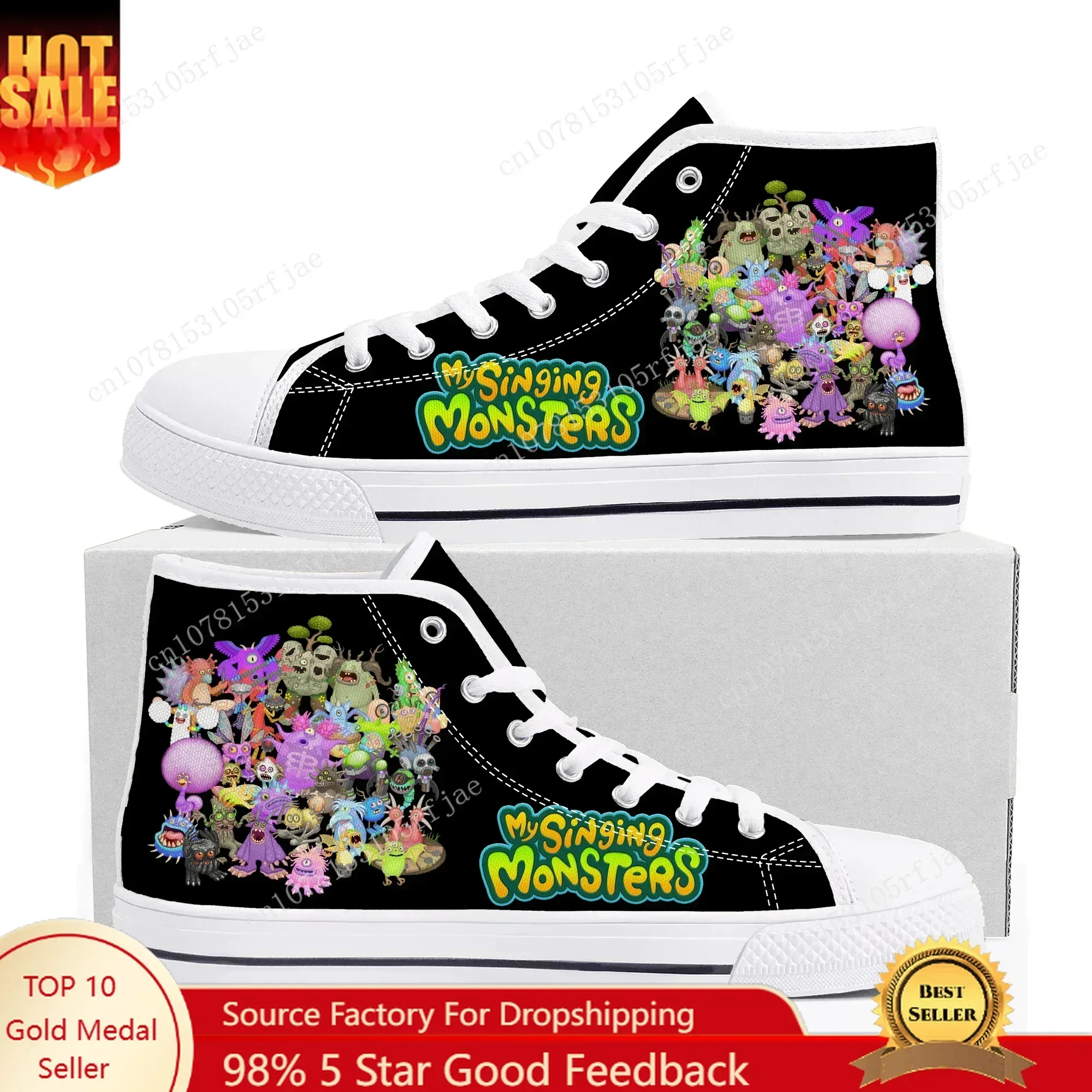 My Singing Monsters High Top Sneakers Men Women Teenager High Quality Canvas Shoes Soft Sole Shock Absorbing Casual Couple Shoes
My Singing Monsters High Top Sneakers Men Women Teenager High Quality Canvas Shoes Soft Sole Shock Absorbing Casual Couple Shoes