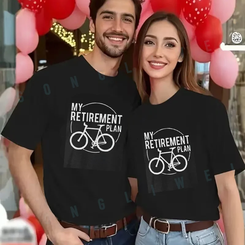 My Retirement Plan Funny Bike Cyclist T-shirt Men's And Women's Summer New Casual Tee Short-sleeved Fashion Moto Top
My Retirement Plan Funny Bike Cyclist T-shirt Men's And Women's Summer New Casual Tee Short-sleeved Fashion Moto Top